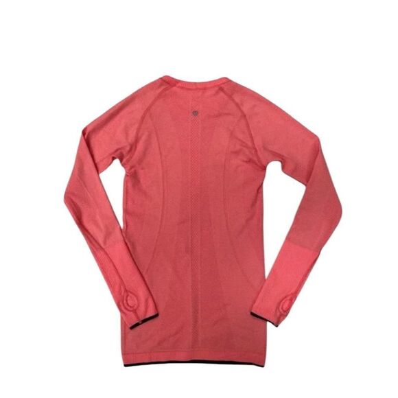 Lululemon Swiftly Tech Long Sleeve Seamless Top Size 6 Light Flare - Picture 3 of 3